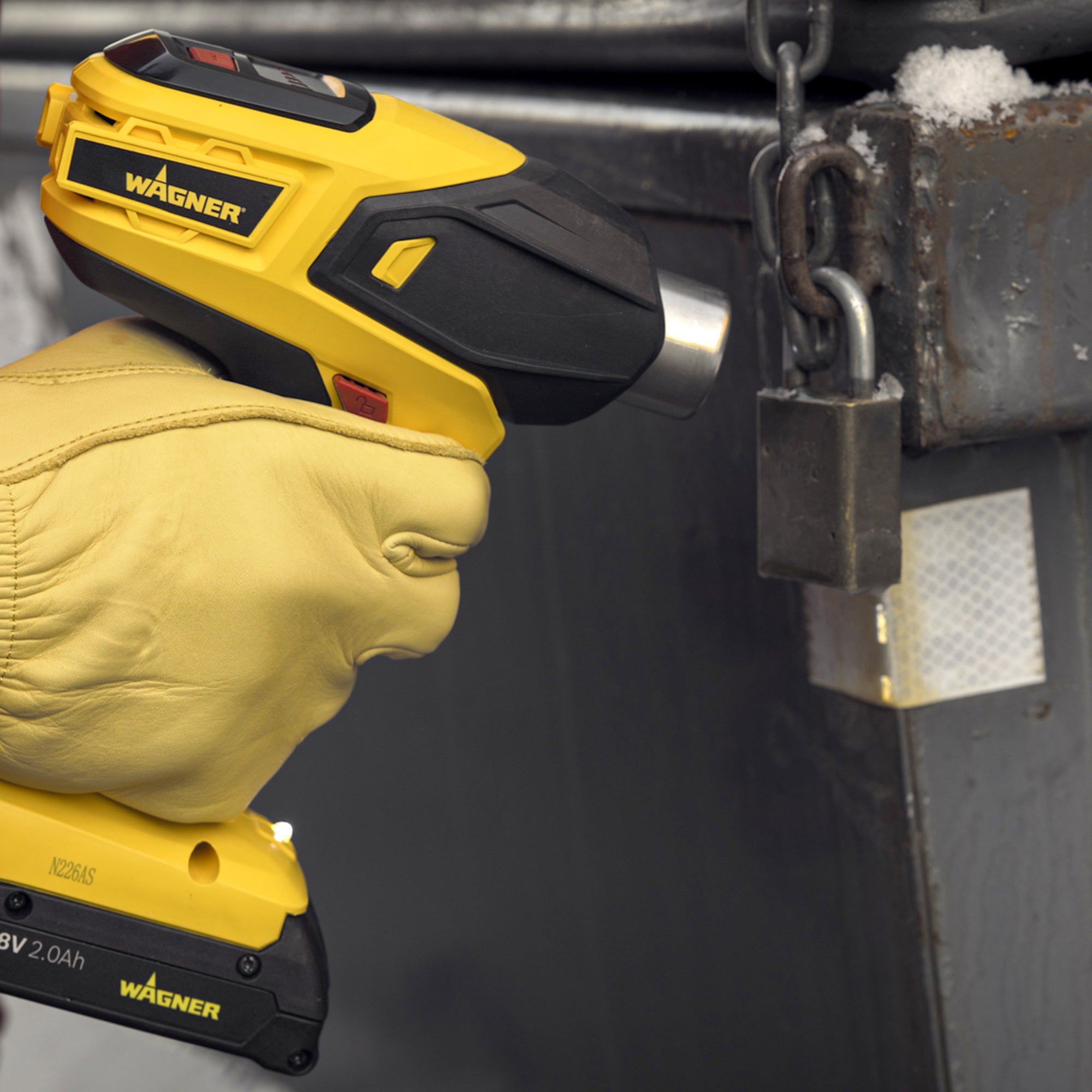 FURNO 550 18V Cordless Heat Gun w/ 2 Batteries Image:12