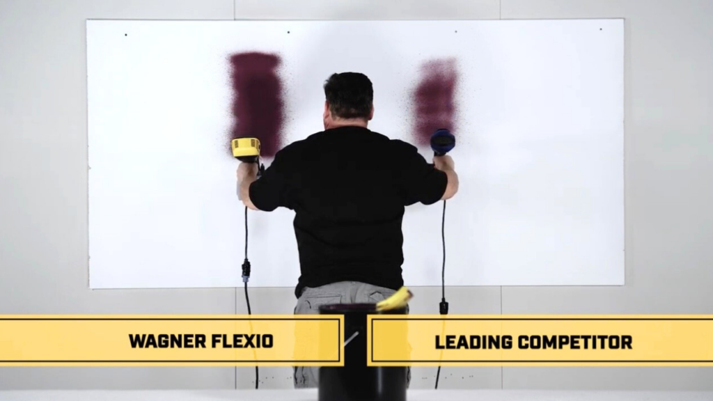 Unthinned Paint FLEXiO 2500 vs Leading Competitor